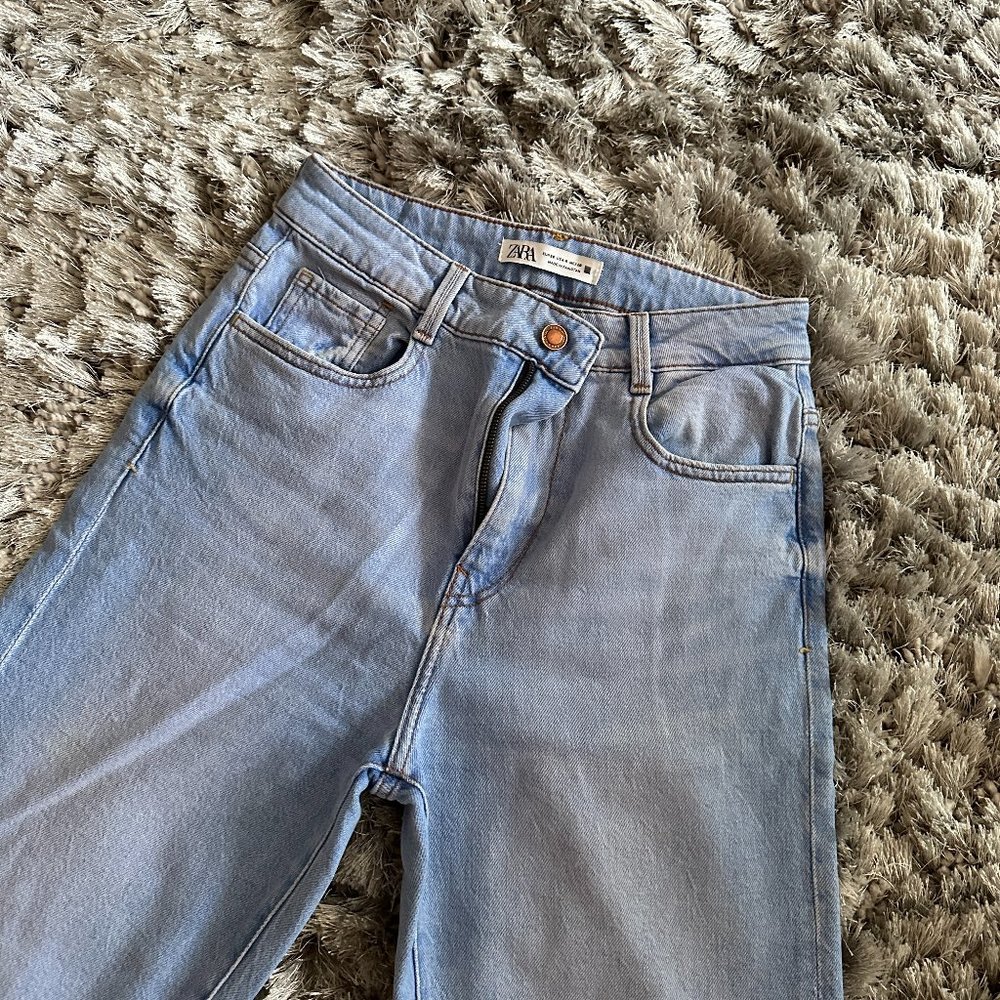 Blue Lavender Mom Jeans